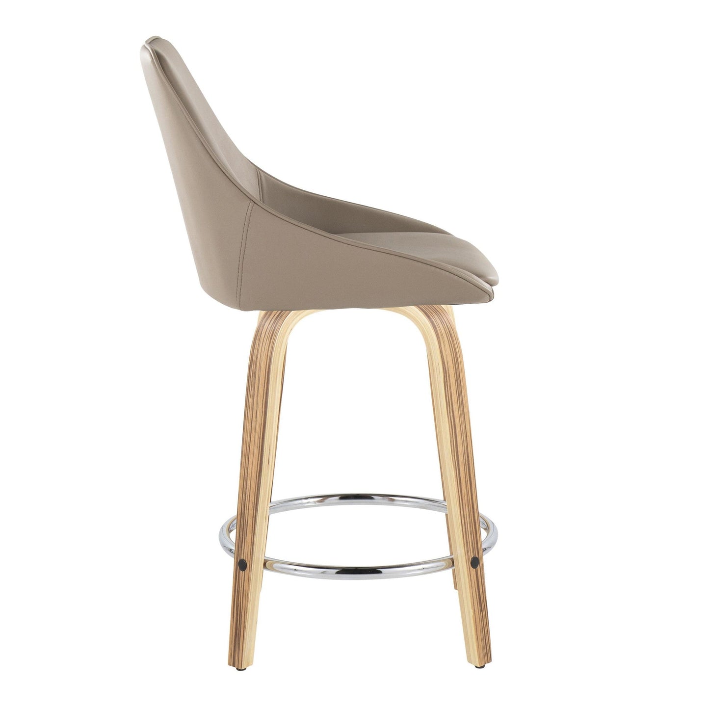 Majestic Office Furniture 24" Fixed-Height Counter Stool - Set of 2