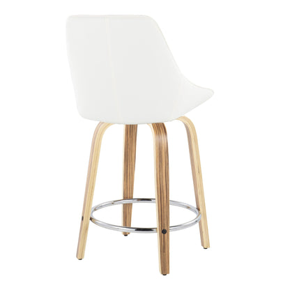 Majestic Office Furniture 24" Fixed-Height Counter Stool - Set of 2