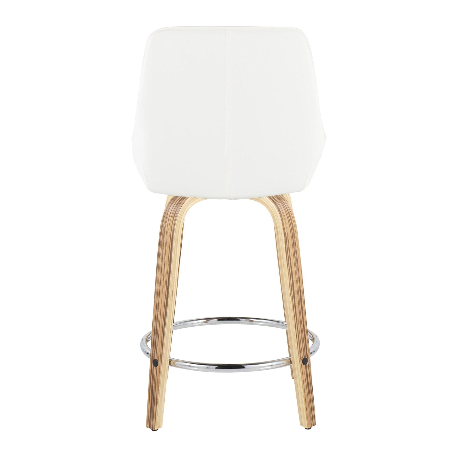 Majestic Office Furniture 24" Fixed-Height Counter Stool - Set of 2