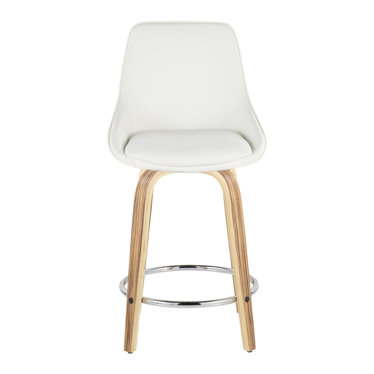 Majestic Office Furniture 24" Fixed-Height Counter Stool - Set of 2