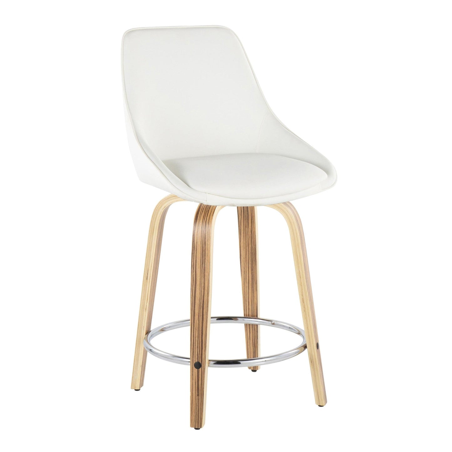 Majestic Office Furniture 24" Fixed-Height Counter Stool - Set of 2