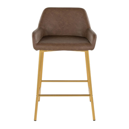 Majestic Office Furniture 24" Fixed-Height Counter Stool - Set of 2