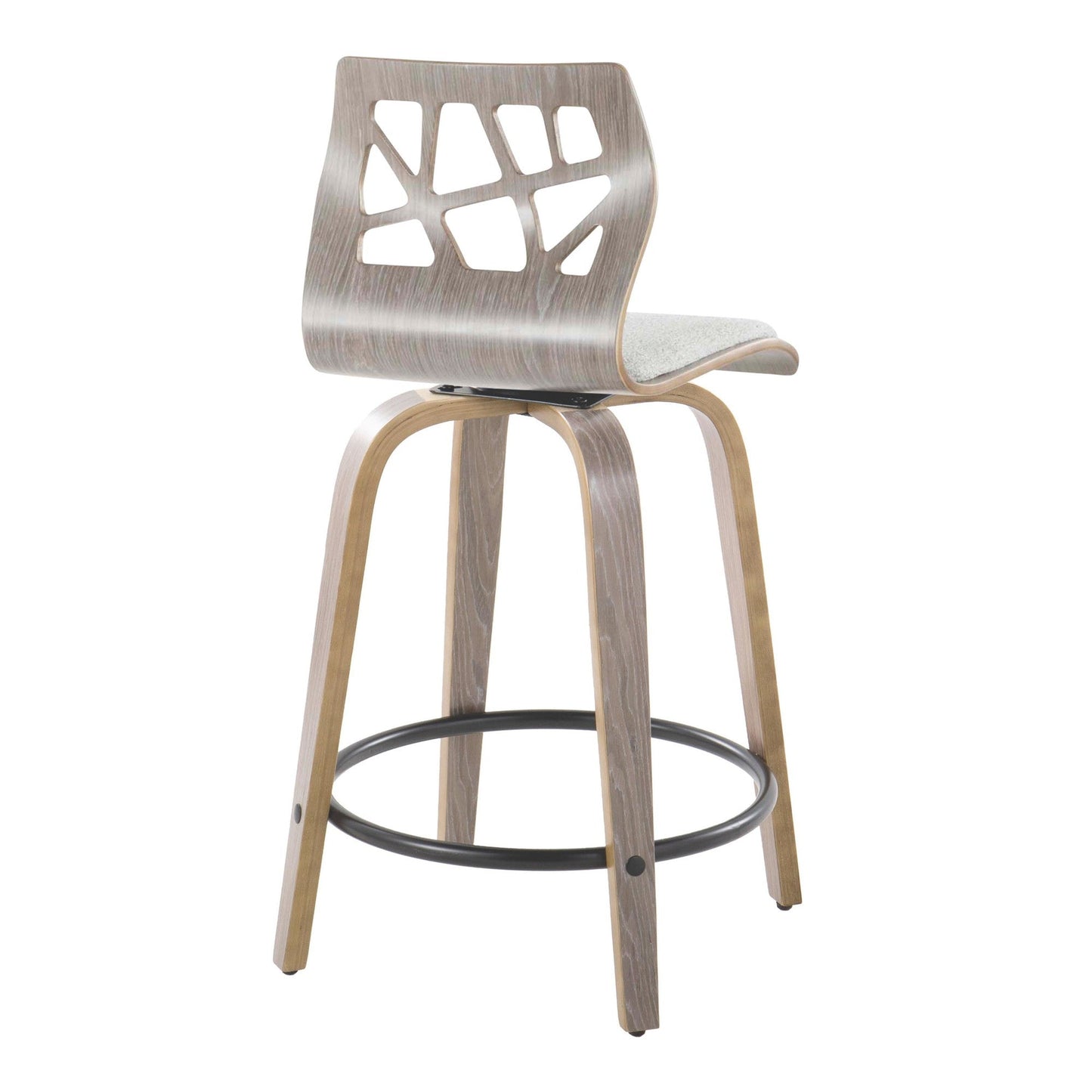 Majestic Office Furniture 24" Fixed-Height Barstool - Set of 2