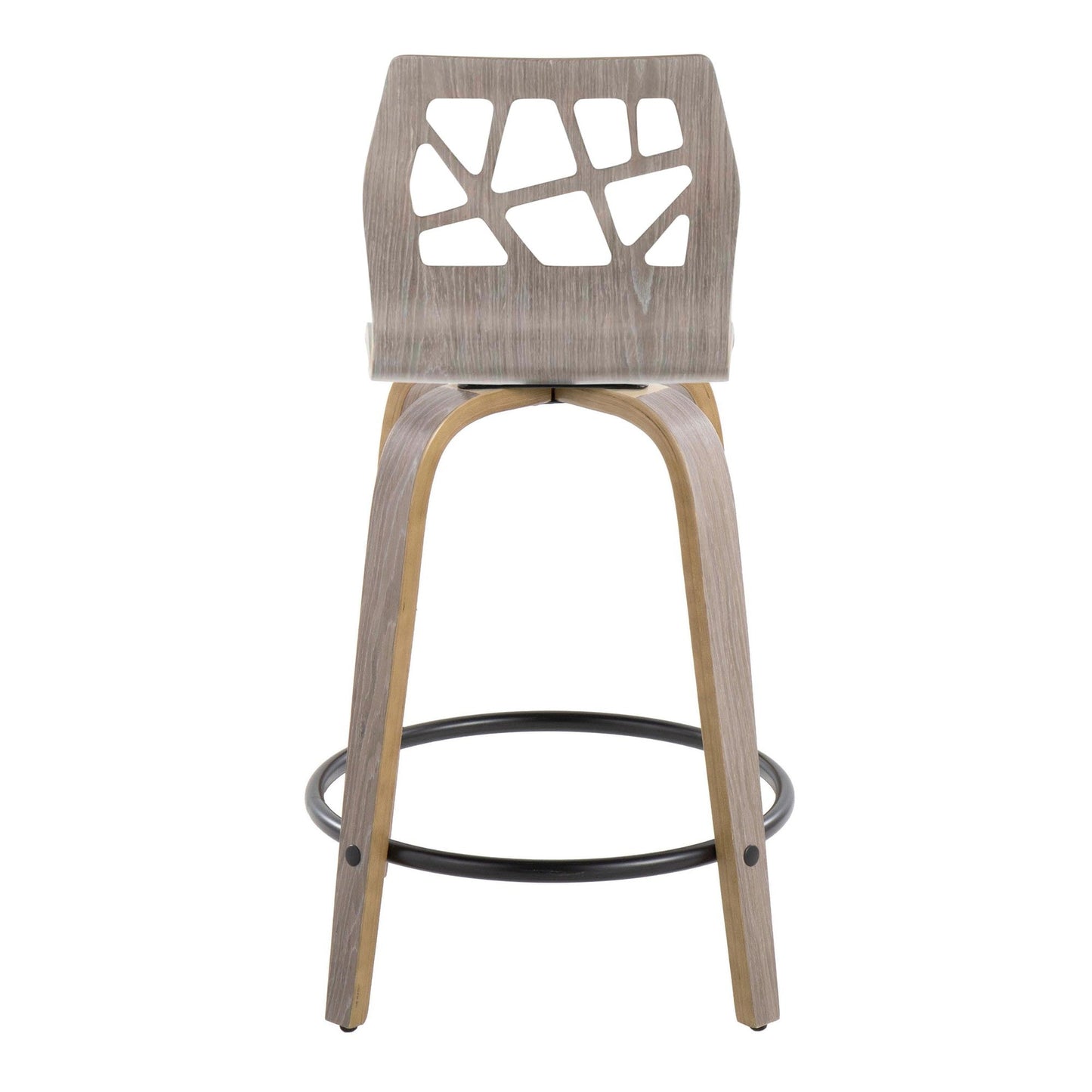 Majestic Office Furniture 24" Fixed-Height Barstool - Set of 2