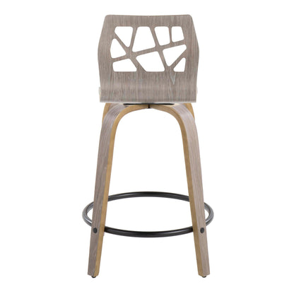 Majestic Office Furniture 24" Fixed-Height Barstool - Set of 2