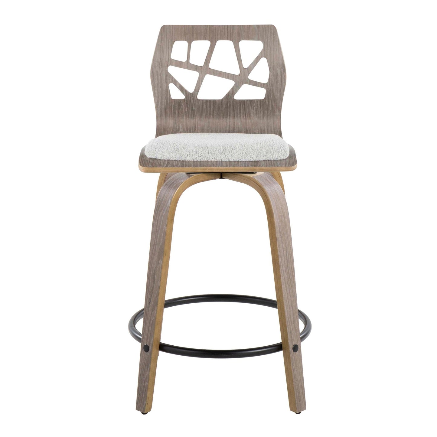 Majestic Office Furniture 24" Fixed-Height Barstool - Set of 2