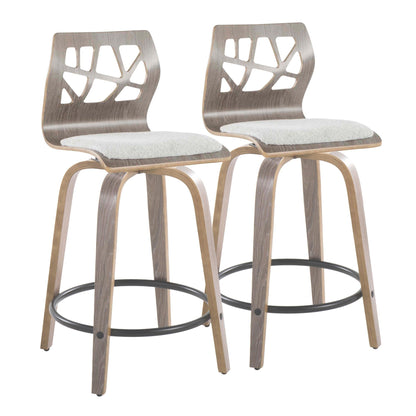 Majestic Office Furniture 24" Fixed-Height Barstool - Set of 2