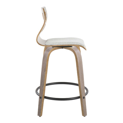 Majestic Office Furniture 24" Fixed-Height Barstool - Set of 2