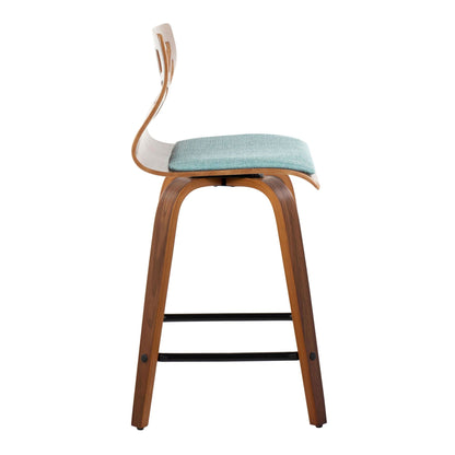 Majestic Office Furniture 24" Fixed-Height Counter Stool - Set of 2