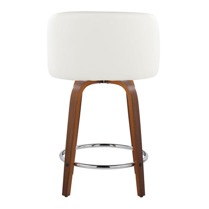 Majestic Office Furniture 24" Fixed-Height Counter Stool - Set of 2