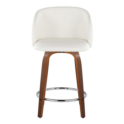 Majestic Office Furniture 24" Fixed-Height Counter Stool - Set of 2