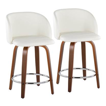 Majestic Office Furniture 24" Fixed-Height Counter Stool - Set of 2