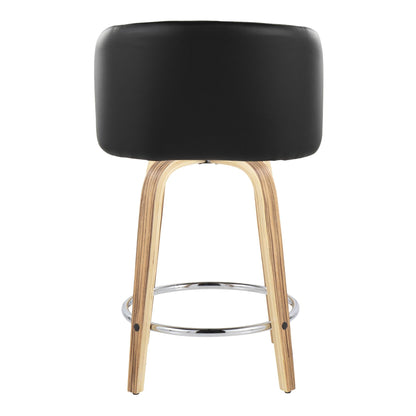 Majestic Office Furniture 24" Fixed-Height Counter Stool - Set of 2