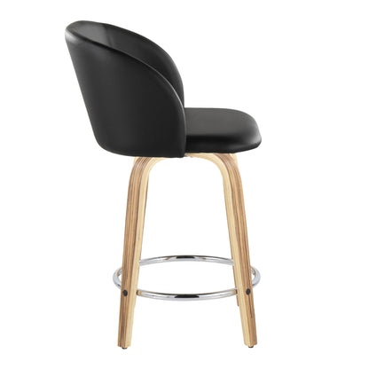 Majestic Office Furniture 24" Fixed-Height Counter Stool - Set of 2