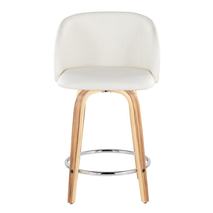 Majestic Office Furniture 24" Fixed-Height Counter Stool - Set of 2