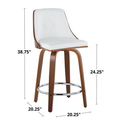 Majestic Office Furniture 24" Fixed-Height Counter Stool - Set of 2