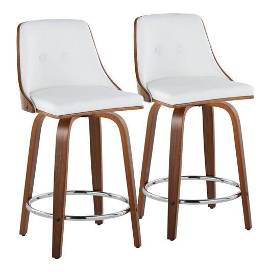 Majestic Office Furniture 24" Fixed-Height Counter Stool - Set of 2