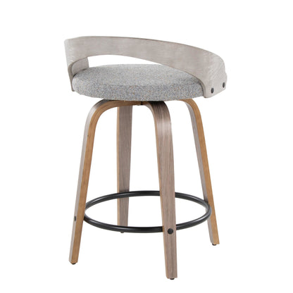 Majestic Office Furniture 24" Fixed-Height Counter Stool - Set of 2