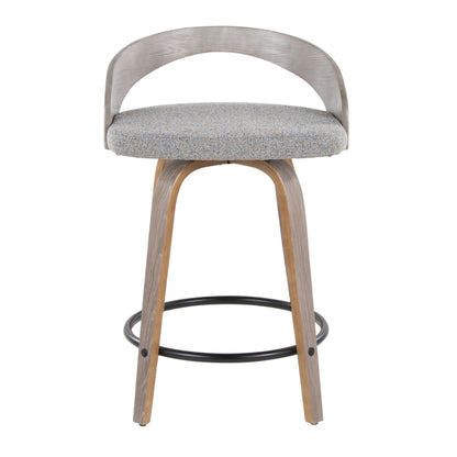 Majestic Office Furniture 24" Fixed-Height Counter Stool - Set of 2