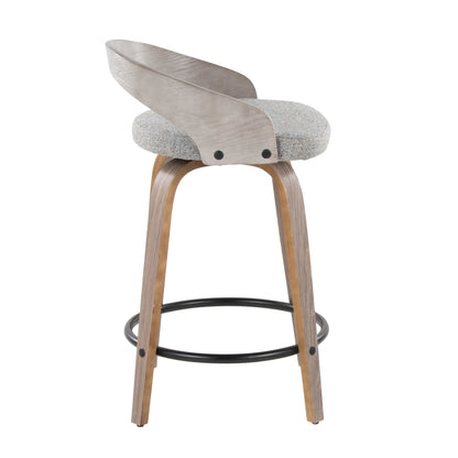 Majestic Office Furniture 24" Fixed-Height Counter Stool - Set of 2