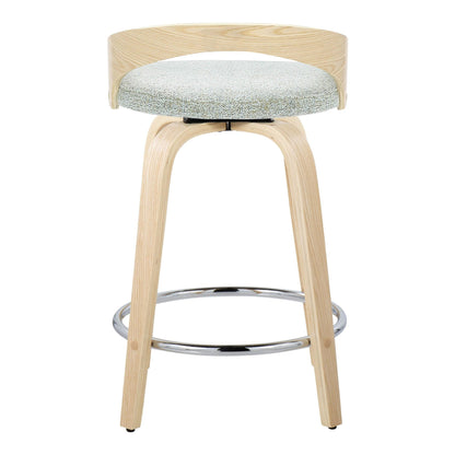 Majestic Office Furniture 24" Fixed-Height Counter Stool - Set of 2