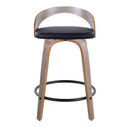 Majestic Office Furniture 24" Fixed-Height Counter Stool - Set of 2