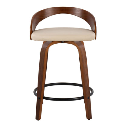 Majestic Office Furniture 24" Fixed-Height Counter Stool - Set of 2