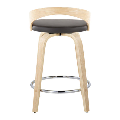 Majestic Office Furniture 24" Fixed-Height Counter Stool - Set of 2