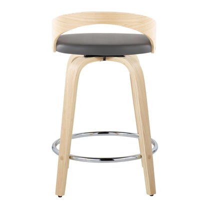 Majestic Office Furniture 24" Fixed-Height Counter Stool - Set of 2