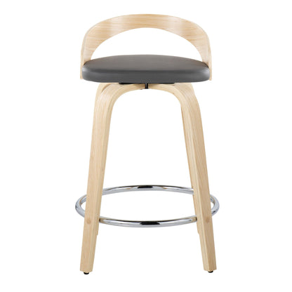Majestic Office Furniture 24" Fixed-Height Counter Stool - Set of 2
