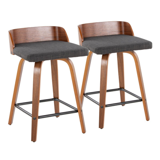 Majestic Office Furniture 24" Fixed-Height Counter Stool - Set of 2