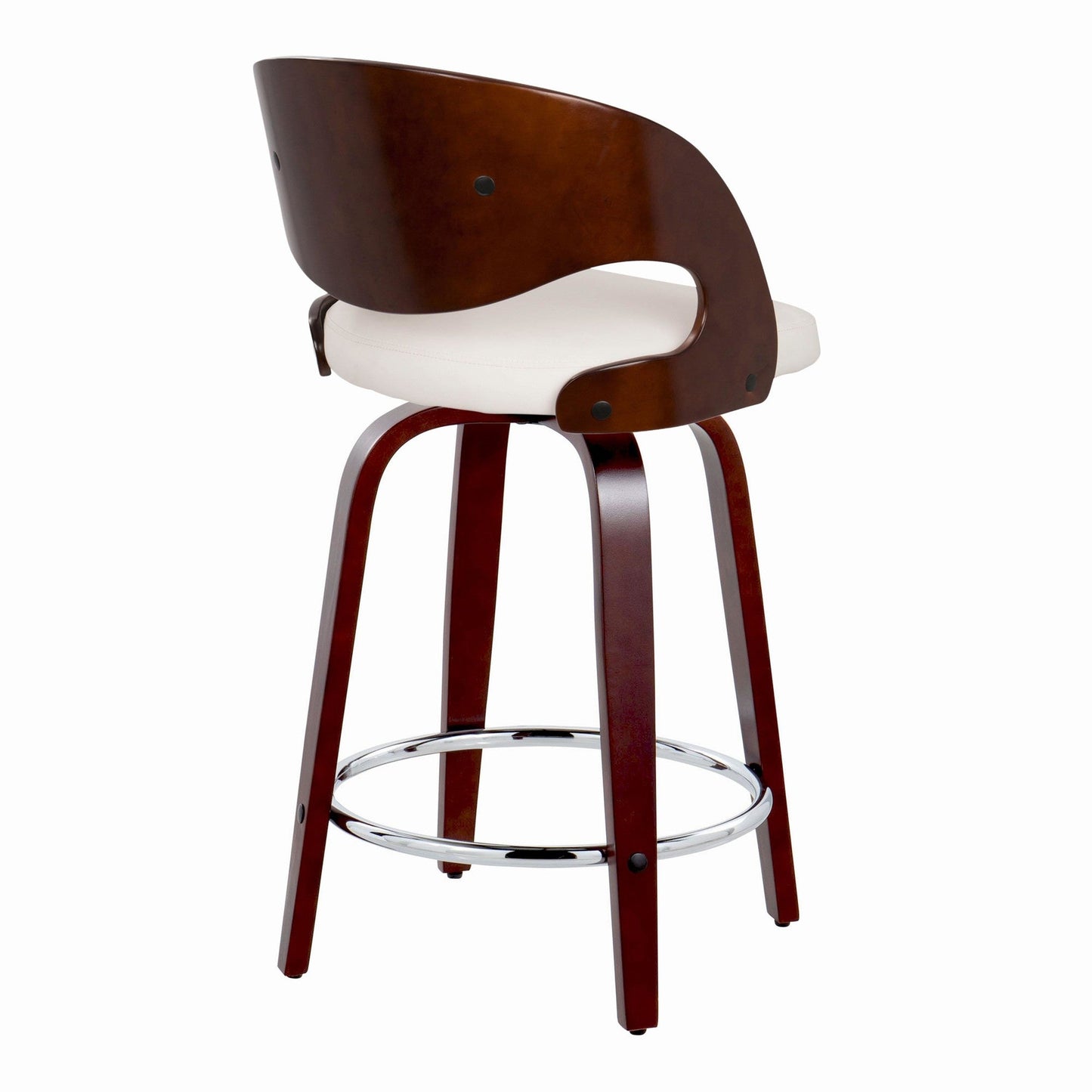 Majestic Office Furniture 24" Fixed-Height Barstool - Set of 2