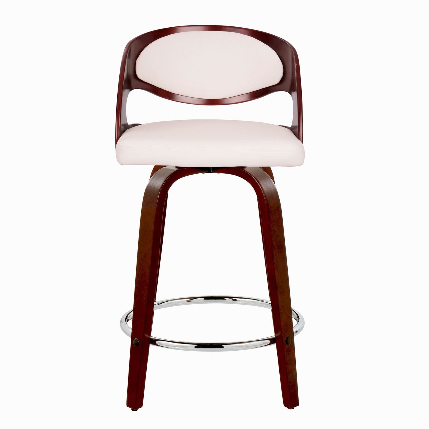 Majestic Office Furniture 24" Fixed-Height Barstool - Set of 2