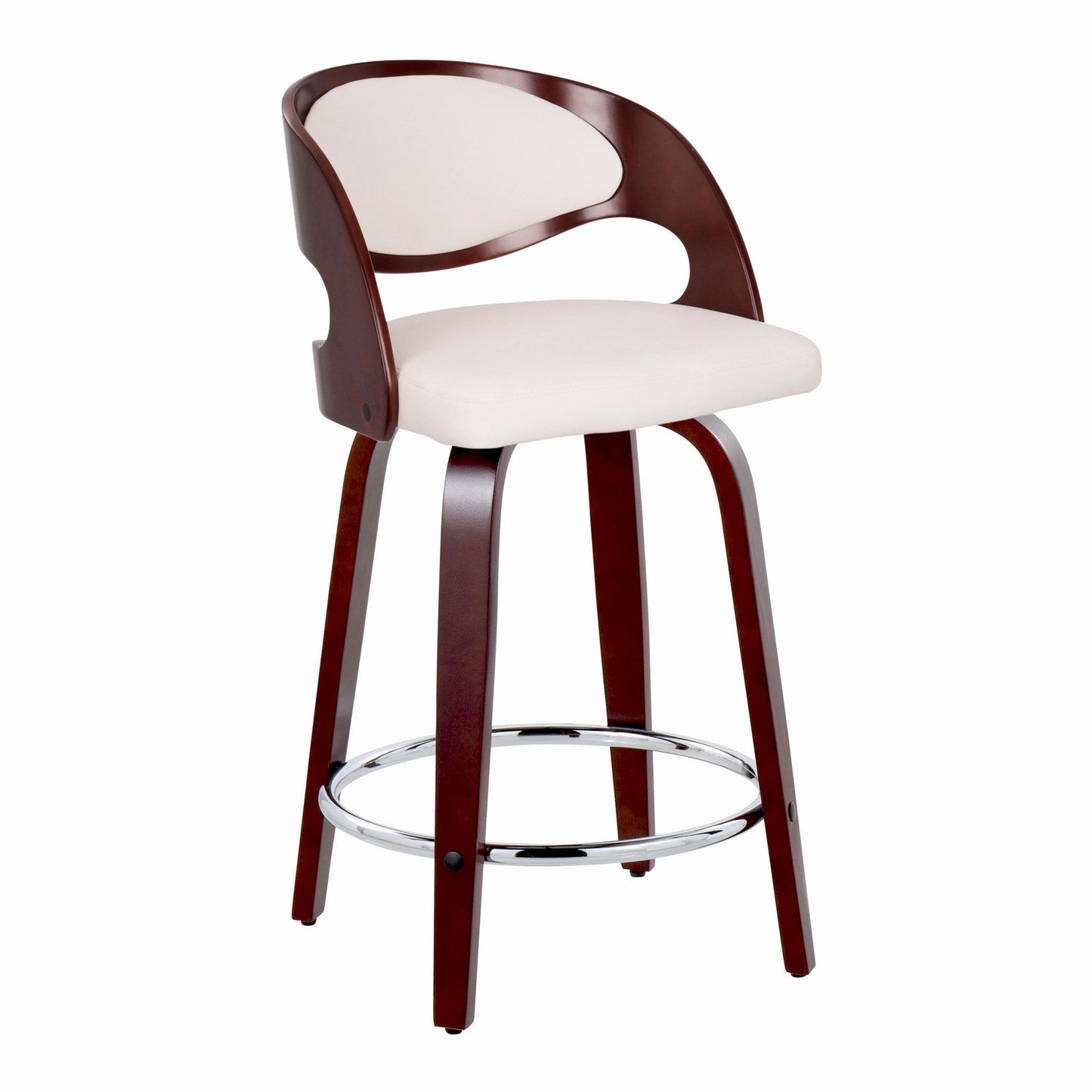 Majestic Office Furniture 24" Fixed-Height Barstool - Set of 2