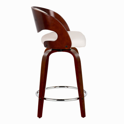 Majestic Office Furniture 24" Fixed-Height Barstool - Set of 2