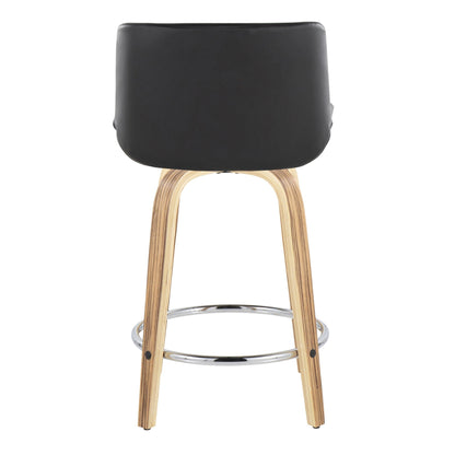 Majestic Office Furniture 24" Fixed-Height Counter Stool - Set of 2