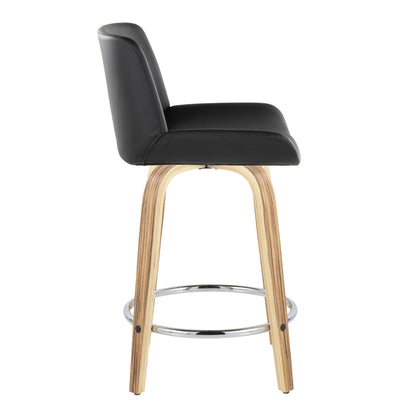 Majestic Office Furniture 24" Fixed-Height Counter Stool - Set of 2