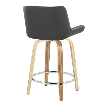 Majestic Office Furniture 24" Fixed-Height Counter Stool - Set of 2