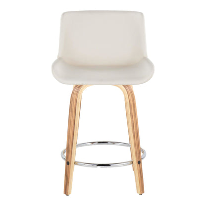 Majestic Office Furniture 24" Fixed-Height Counter Stool - Set of 2