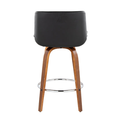 Majestic Office Furniture 24" Fixed-Height Counter Stool - Set of 2