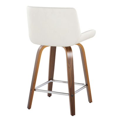 Majestic Office Furniture 24" Fixed-Height Counter Stool - Set of 2