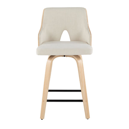 Majestic Office Furniture 24" Fixed-Height Counter Stool - Set of 2
