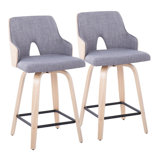 Majestic Office Furniture 24" Fixed-Height Counter Stool - Set of 2