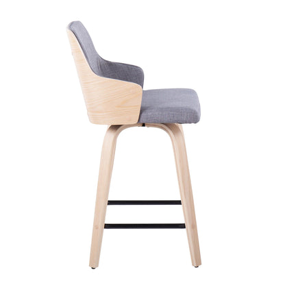 Majestic Office Furniture 24" Fixed-Height Counter Stool - Set of 2