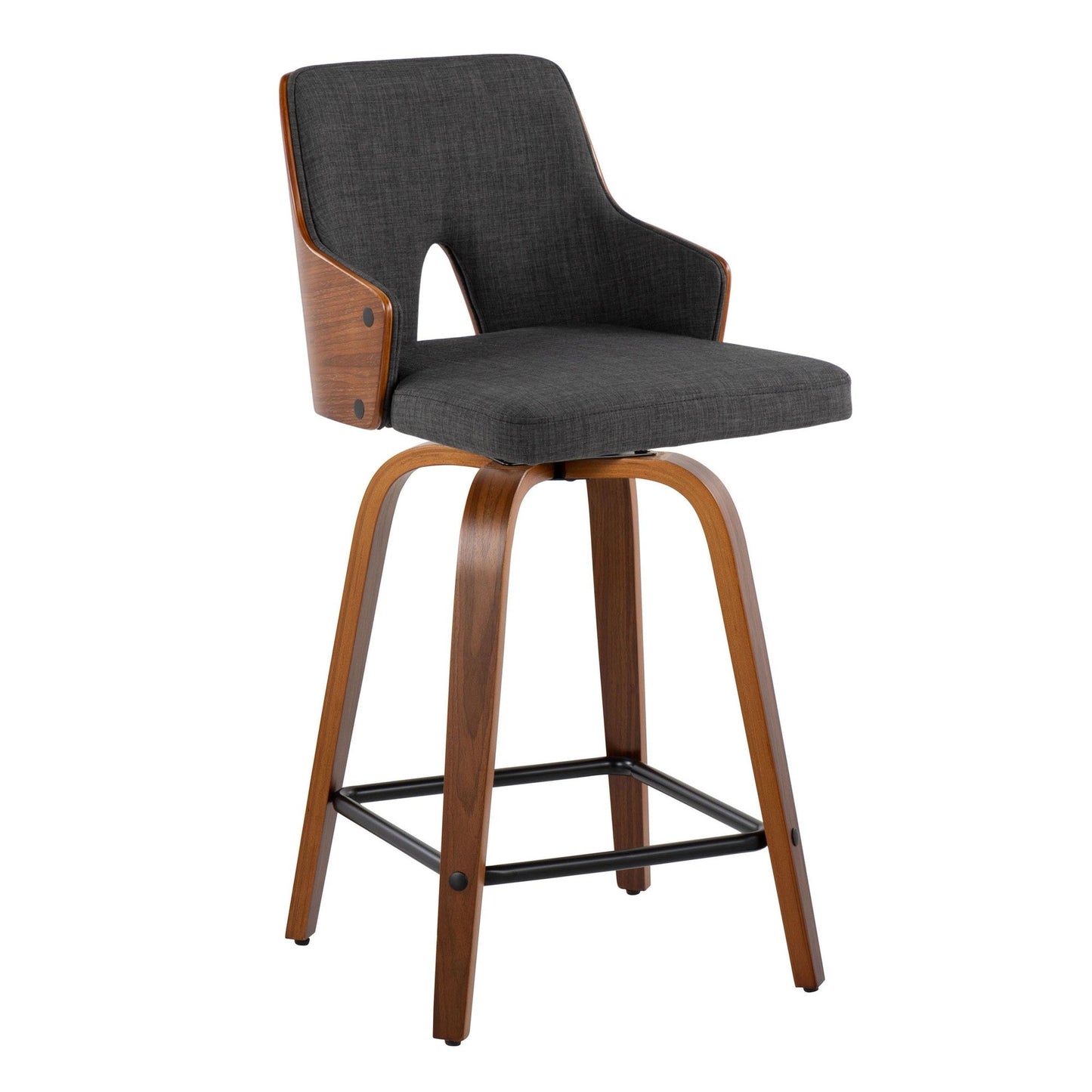 Majestic Office Furniture 24" Fixed-Height Counter Stool - Set of 2