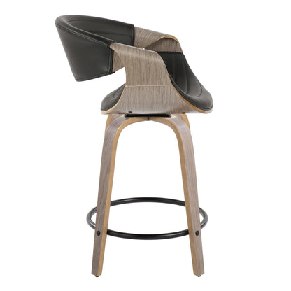 Majestic Office Furniture 24" Fixed-Height Counter Stool - Set of 2