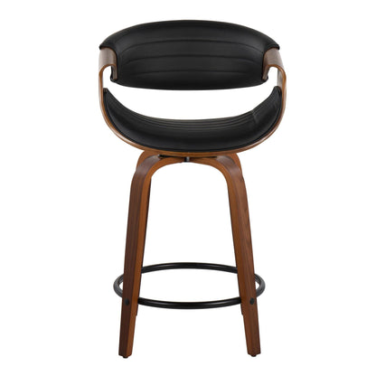 Majestic Office Furniture 24" Fixed-Height Counter Stool - Set of 2