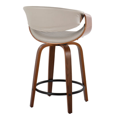 Majestic Office Furniture 24" Fixed-Height Counter Stool - Set of 2