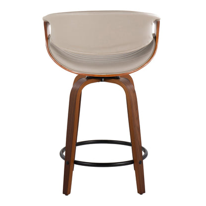 Majestic Office Furniture 24" Fixed-Height Counter Stool - Set of 2