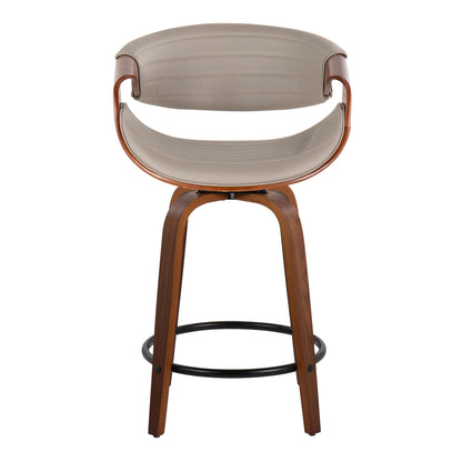 Majestic Office Furniture 24" Fixed-Height Counter Stool - Set of 2